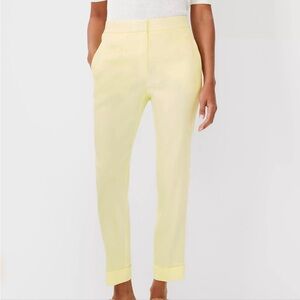NWT Ann Taylor The Ankle Curvy Fit Linen Blend